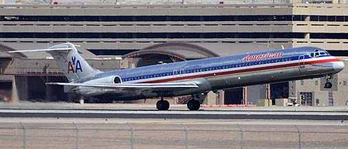 American MD-82 N557AN, Phoenix Sky Harbor, August 7, 2012
